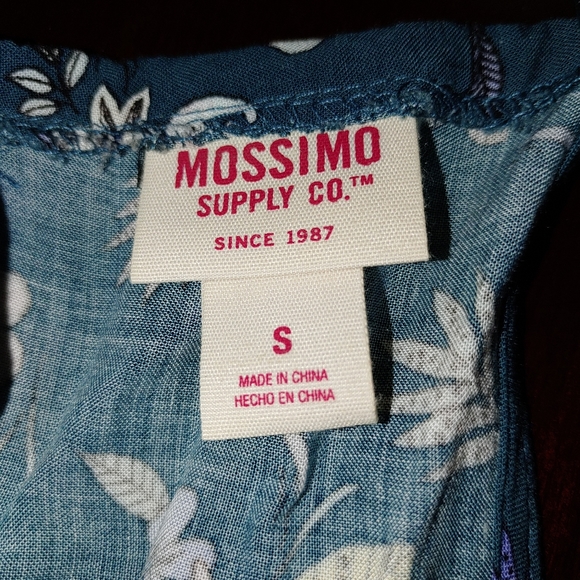 Mossimo size small green floral dress - Picture 3 of 3